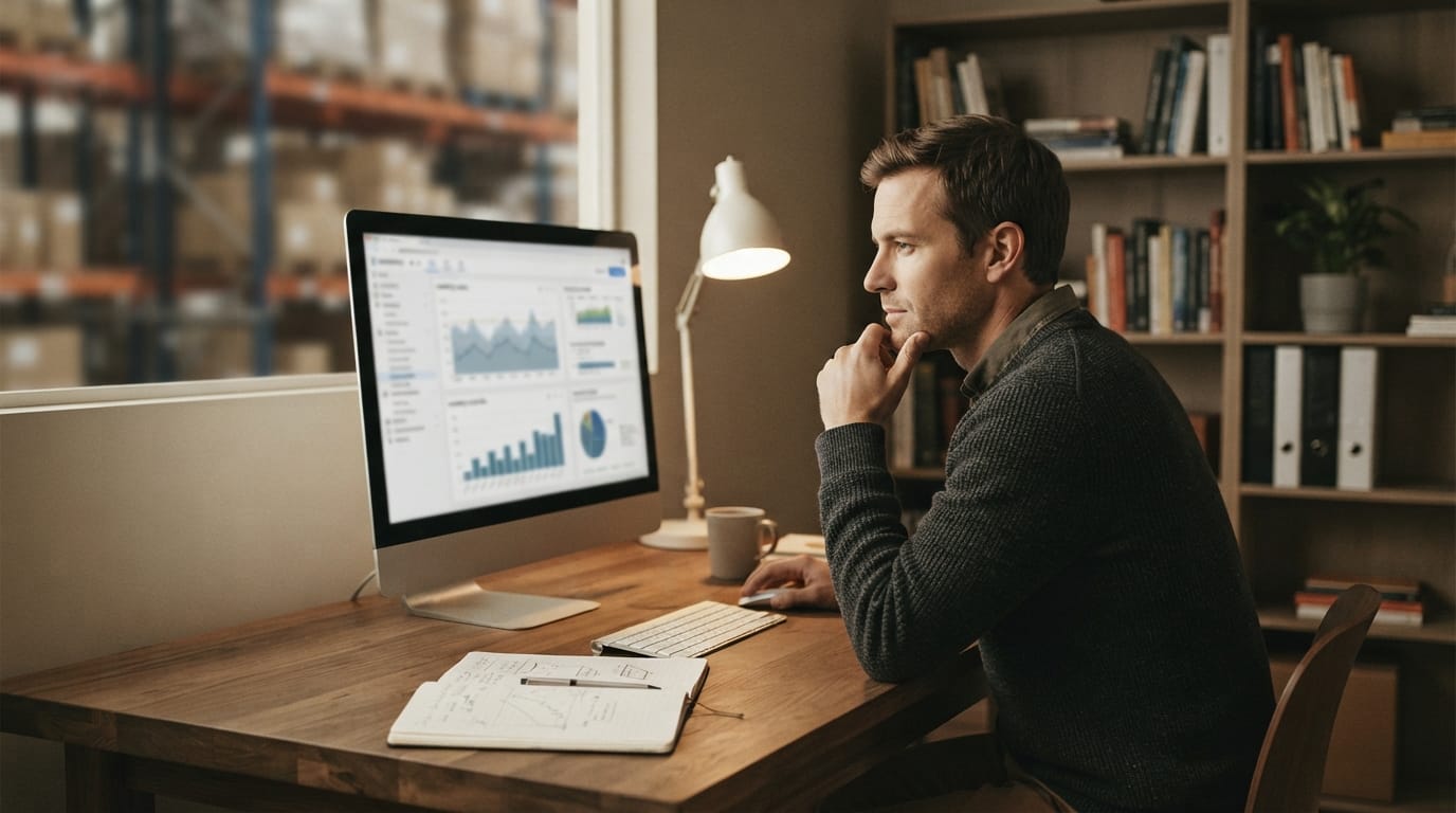 Reviewing the figures inventory system for small business produces