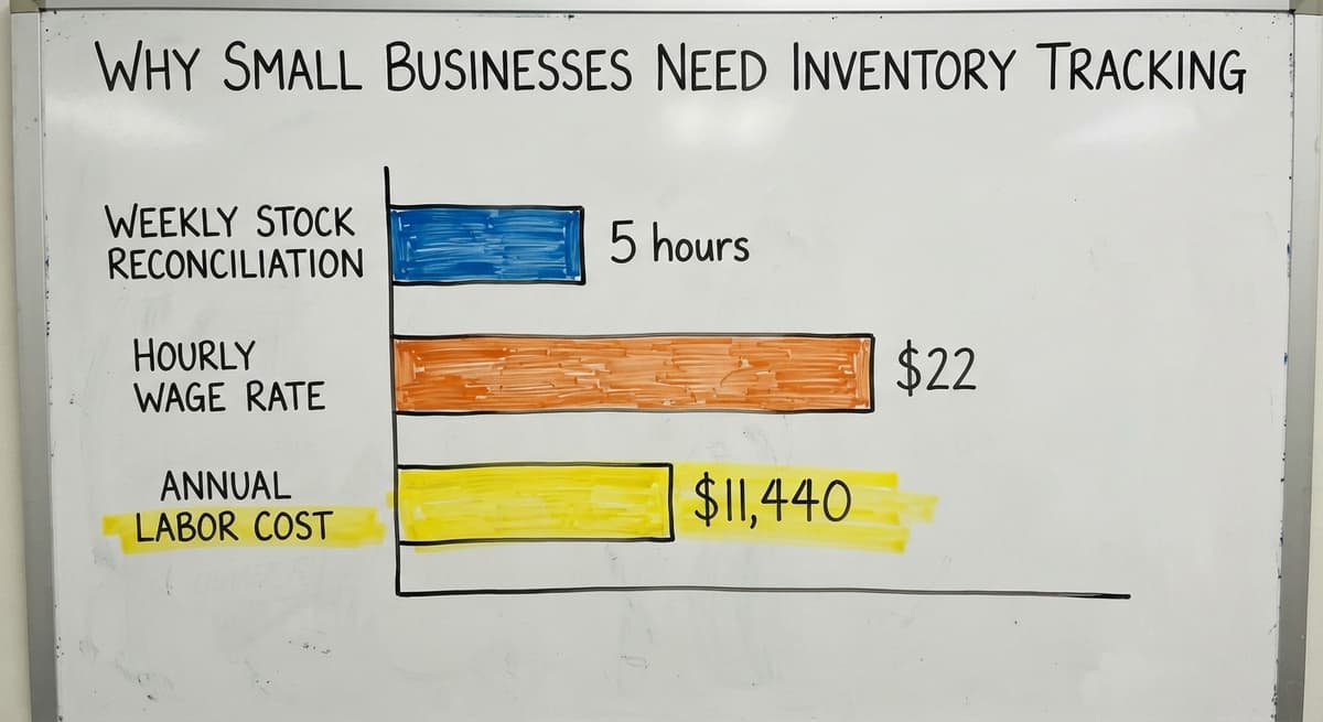 Why Small Businesses Need Inventory Tracking, in figures