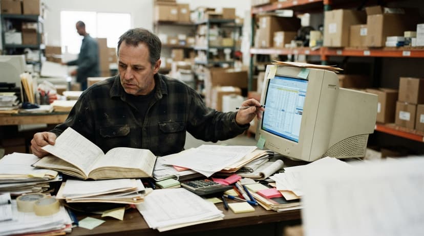 The manual process is inventory assets replaces