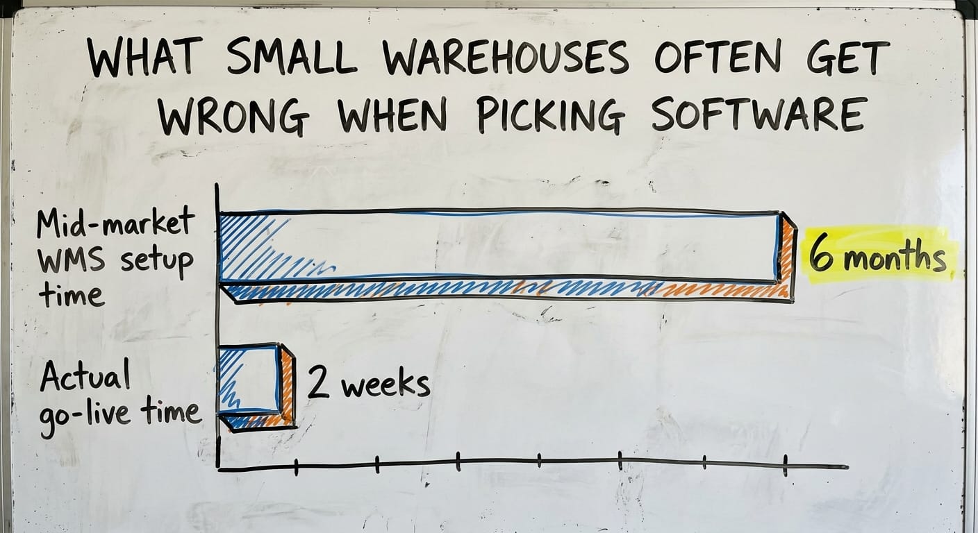 What Small Warehouses Often Get Wrong When Picking Software, in figures