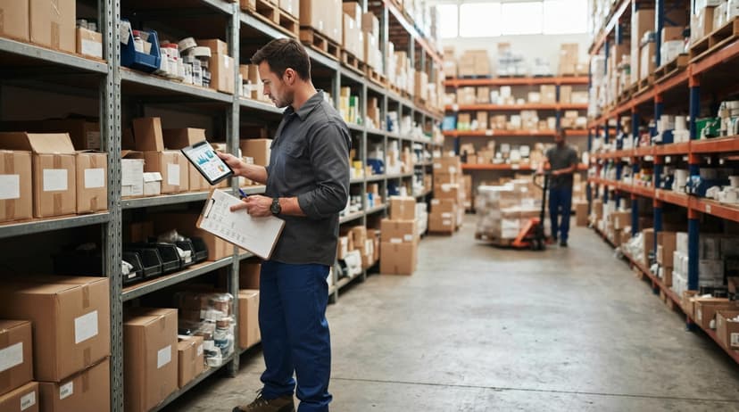 The team who would use manual inventory management, mid-task