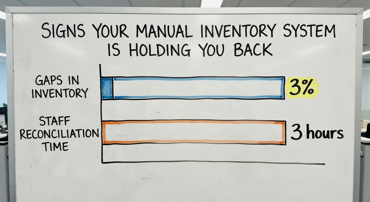 Signs Your Manual Inventory System Is Holding You Back, in figures