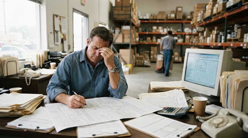 The manual process manual inventory management replaces
