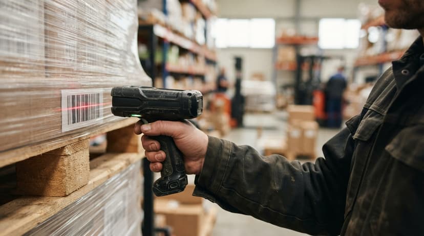 Close detail from the work manufacturing inventory management software supports