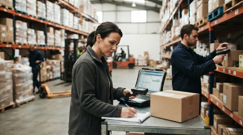 The team who would use manufacturing inventory management software, mid-task
