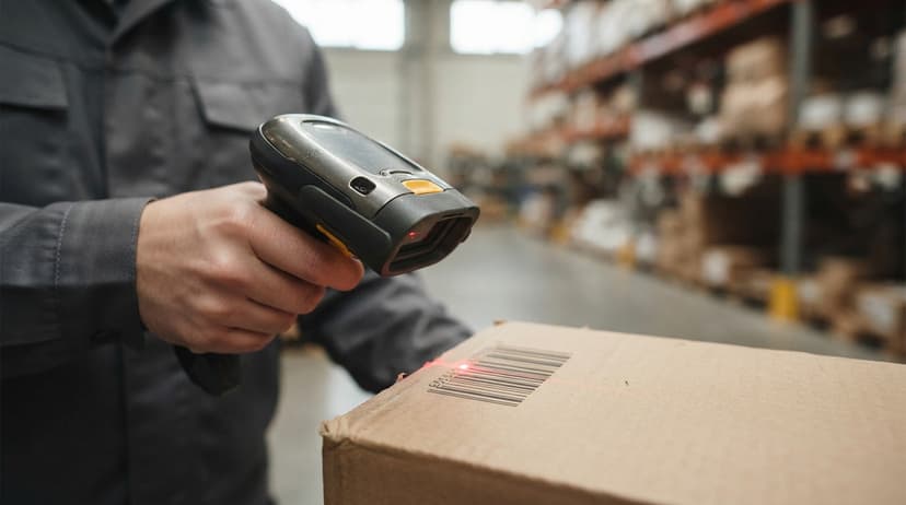 Close detail from the work manufacturing inventory software supports