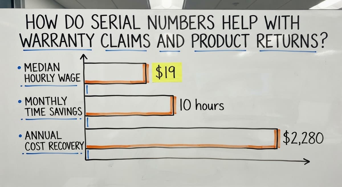 How Do Serial Numbers Help with Warranty Claims and Product Returns?, in figures