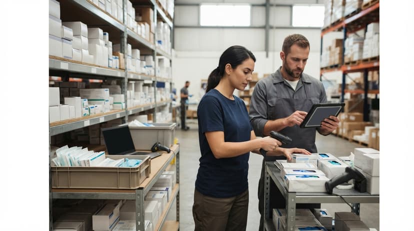The team who would use medical inventory management, mid-task