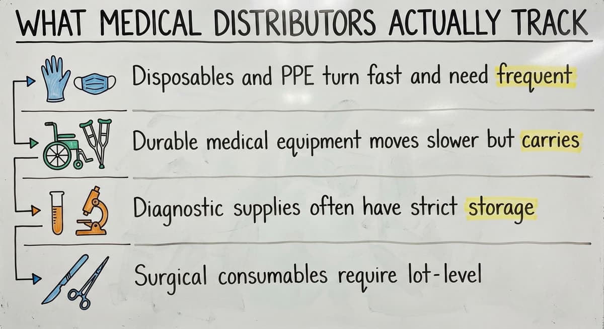 What Medical Distributors Actually Track, drawn out