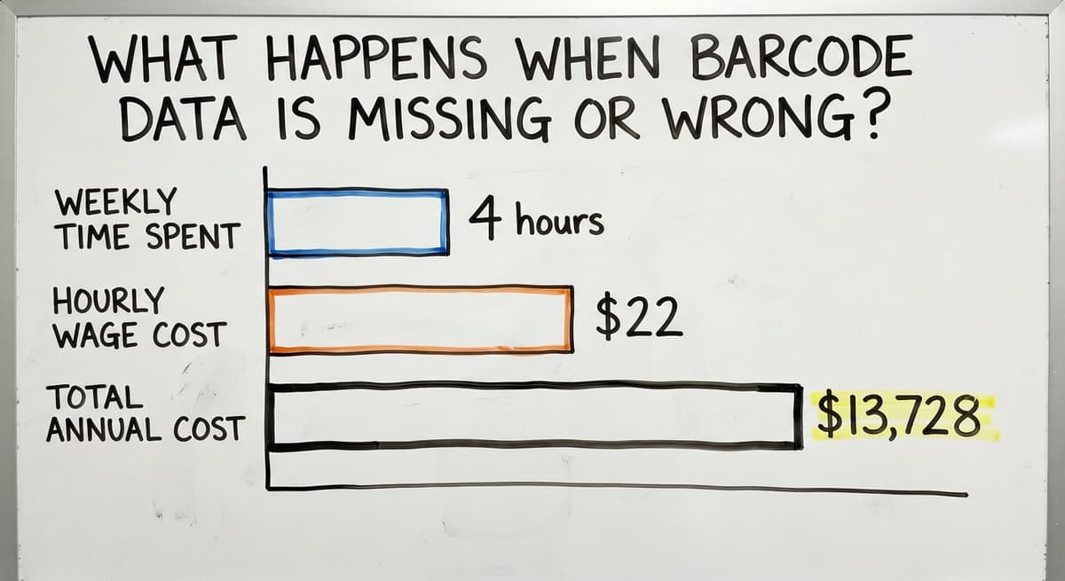 What Happens When Barcode Data Is Missing or Wrong?, in figures