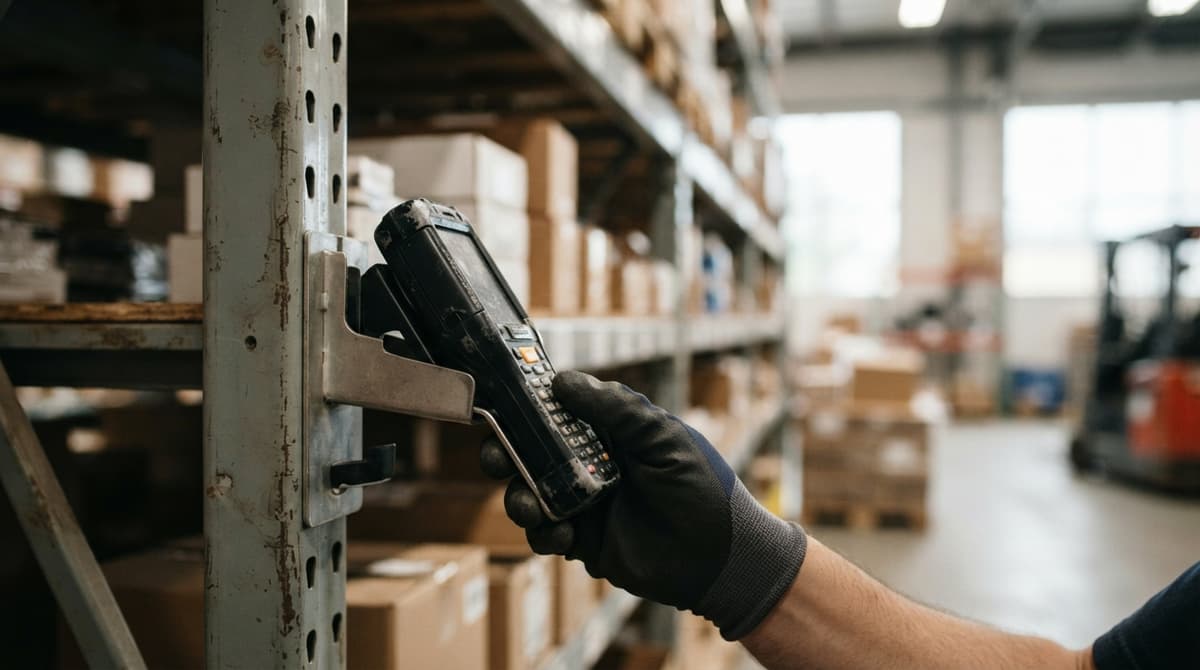 Close detail from the work multi location inventory management supports