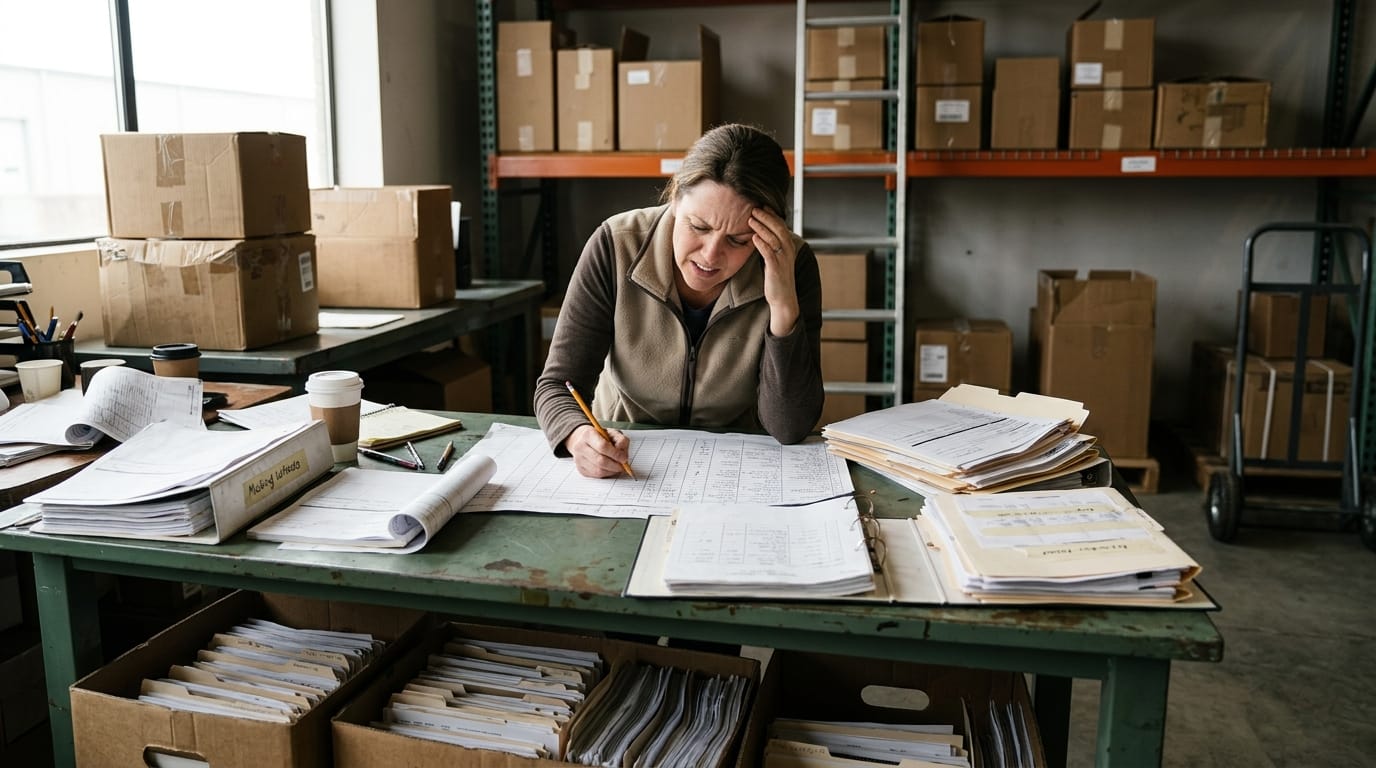 The manual process online warehouse management software replaces