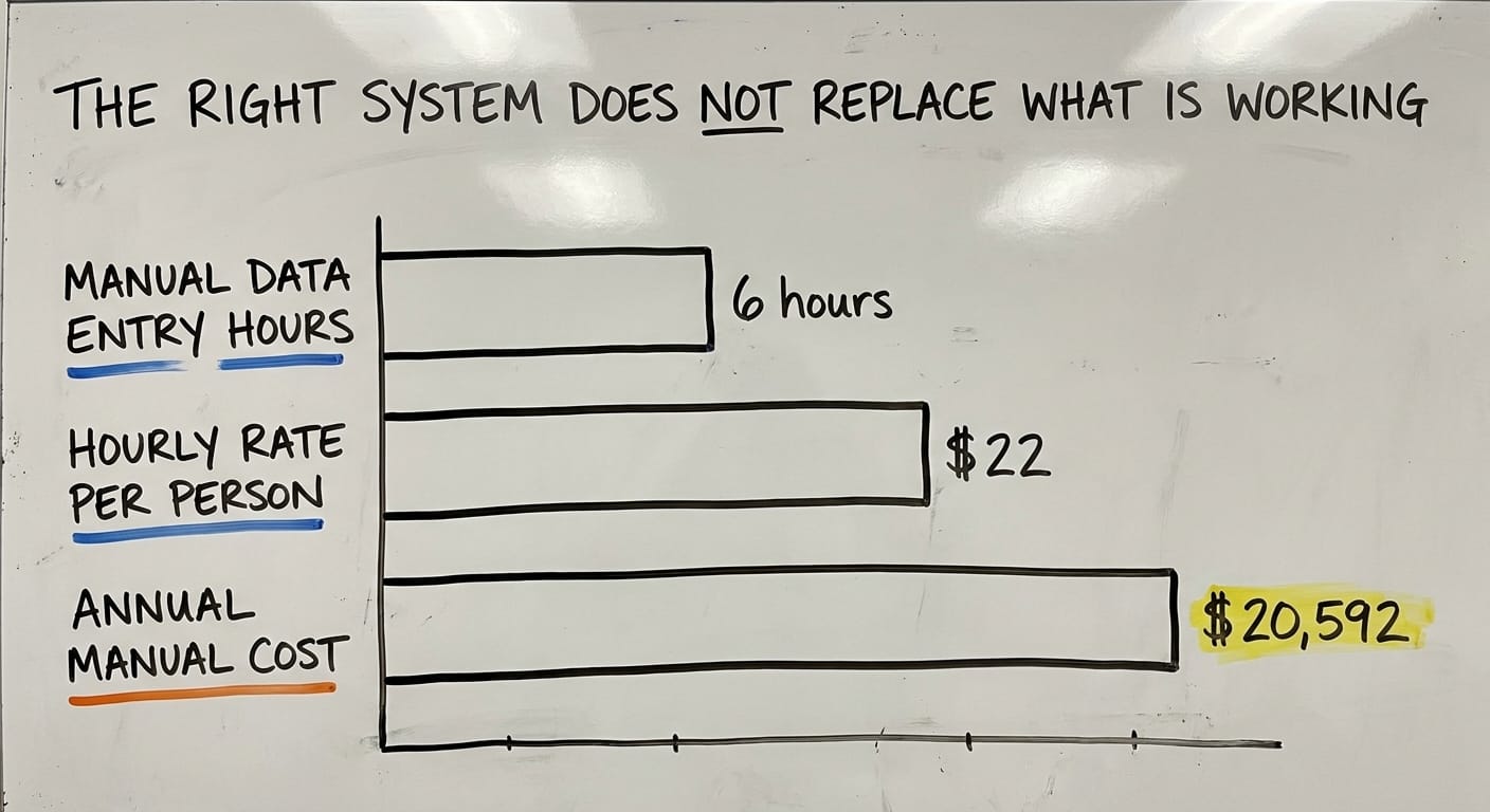 The Right System Does Not Replace What Is Working, in figures