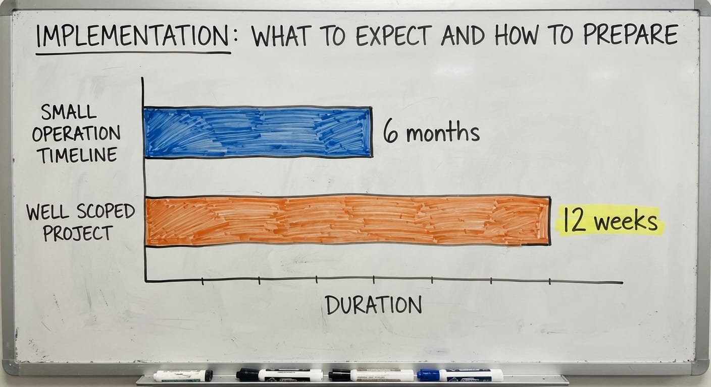 Implementation: What to Expect and How to Prepare, in figures