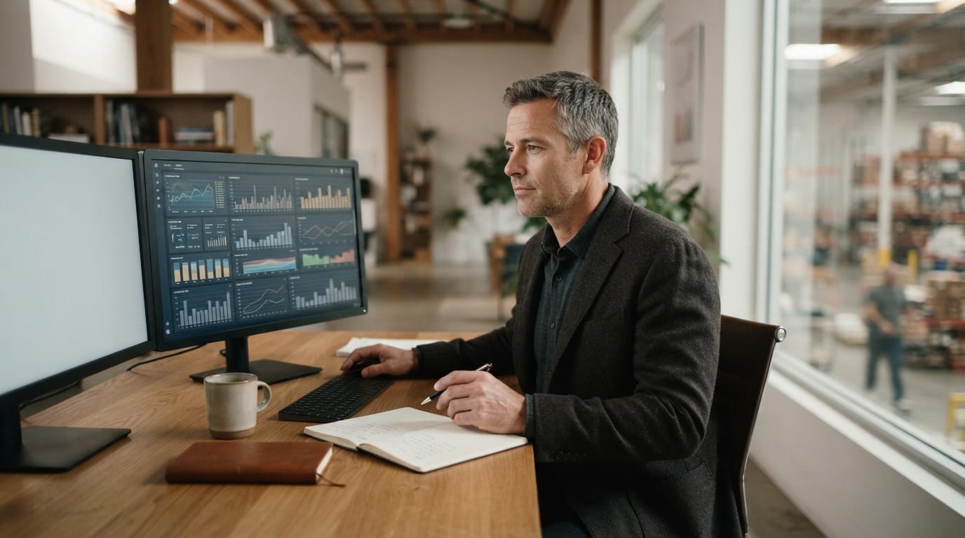 Reviewing the figures order management program produces