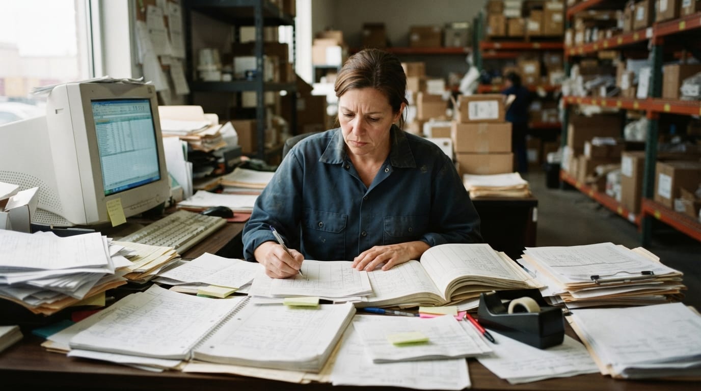 The manual process order management program replaces
