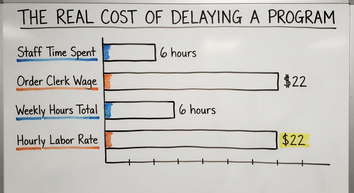 The Real Cost of Delaying a Program, in figures