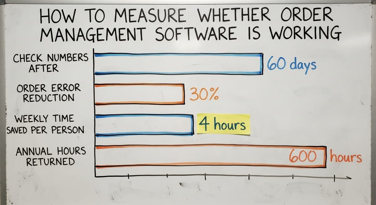How to Measure Whether Order Management Software Is Working, in figures
