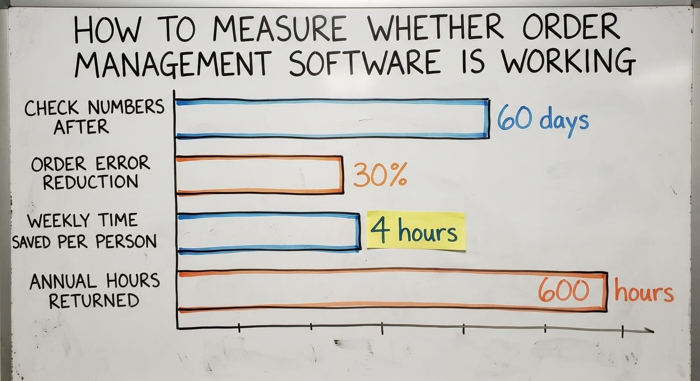 How to Measure Whether Order Management Software Is Working, in figures