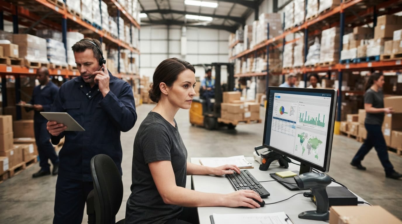 The team who would use order management system, mid-task
