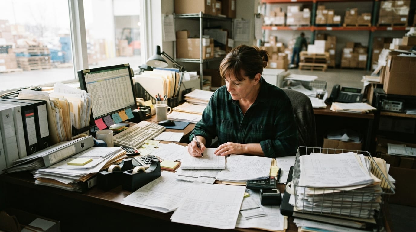 The manual process order management system replaces