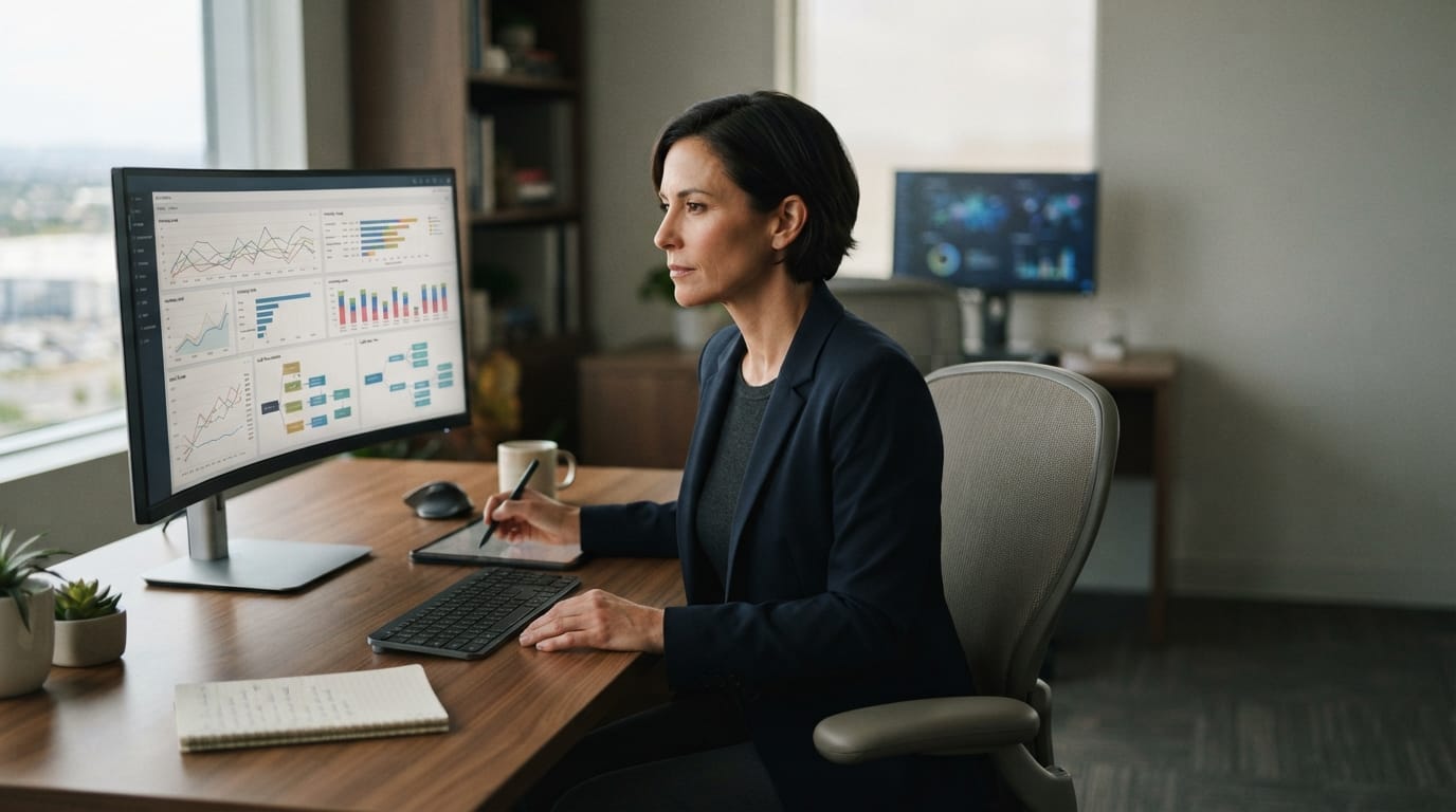 Reviewing the figures ordering management system produces