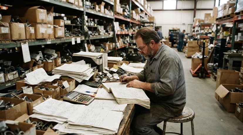 The manual process perpetual inventory vs physical inventory replaces
