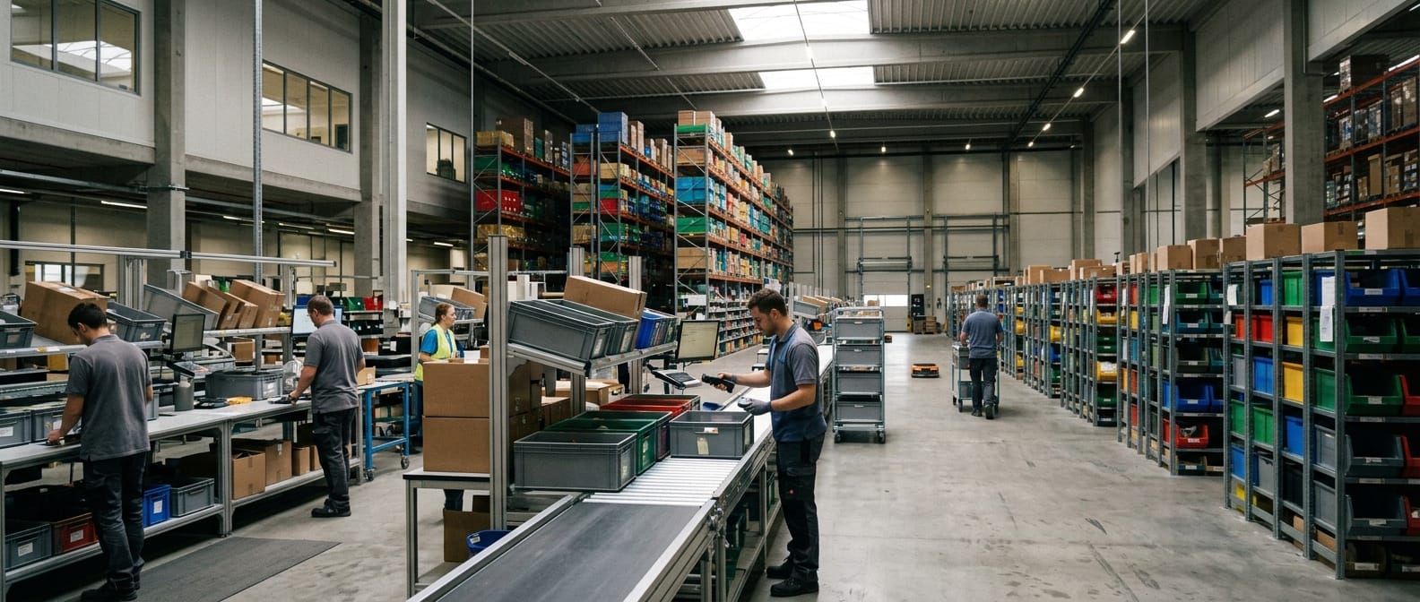 The wider operation that pick and pack in warehouse runs