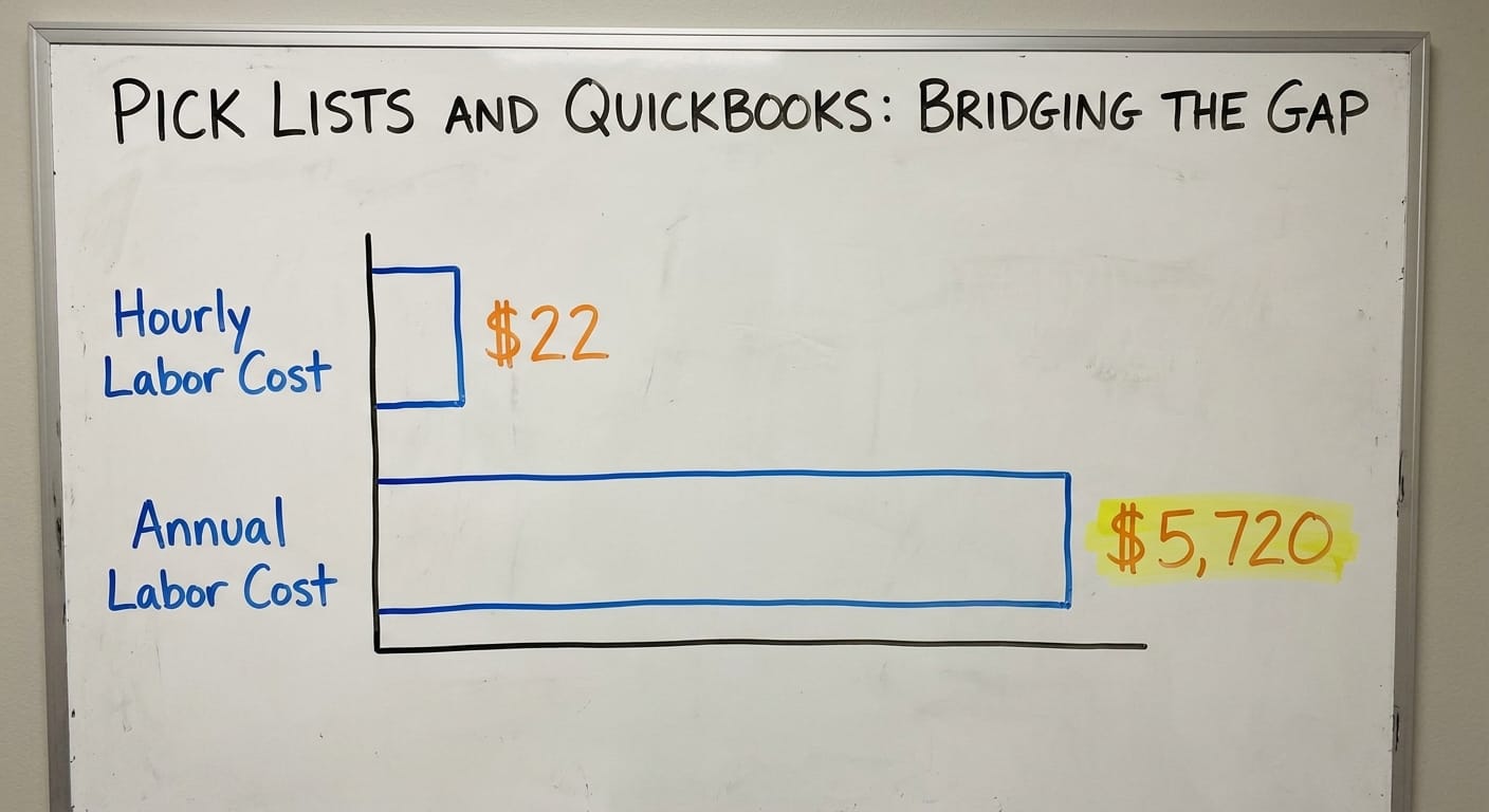 Pick Lists and QuickBooks: Bridging the Gap, in figures