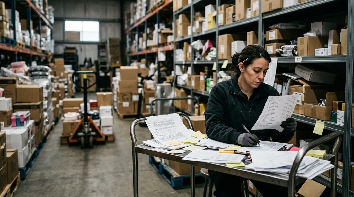 The manual process pick list replaces
