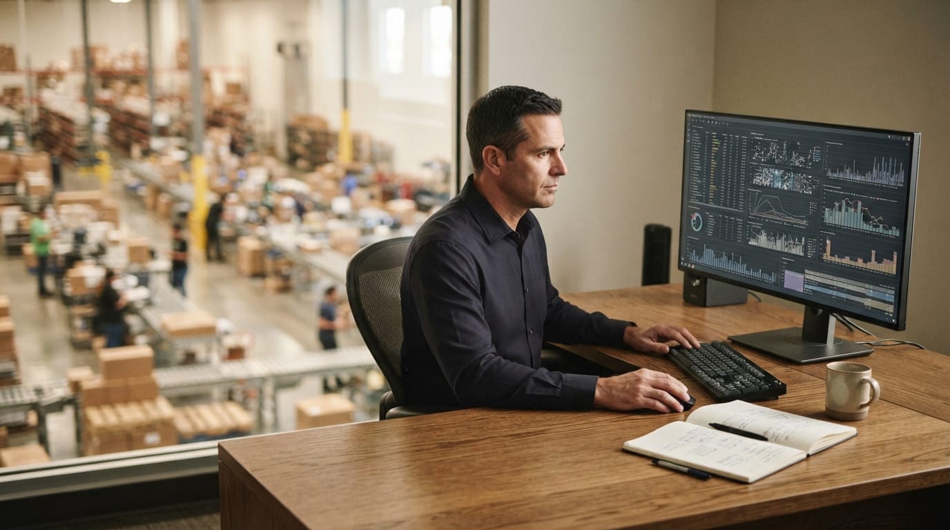 Reviewing the figures product fulfillment center produces