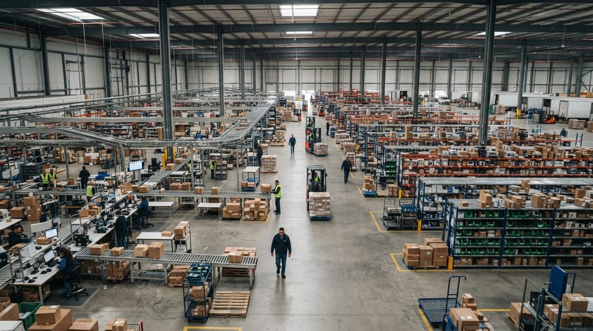 The wider operation that product fulfillment center runs