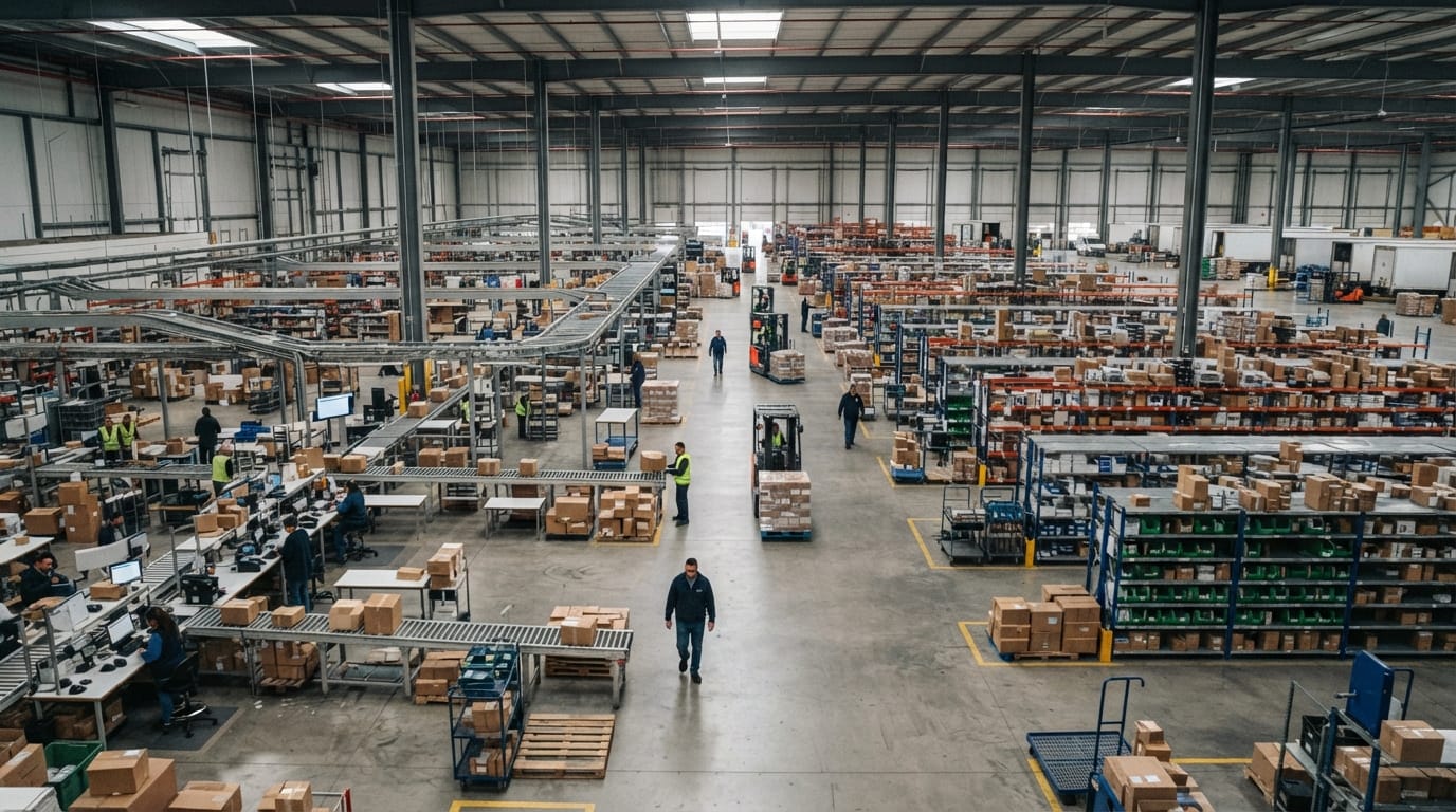 The wider operation that product fulfillment center runs