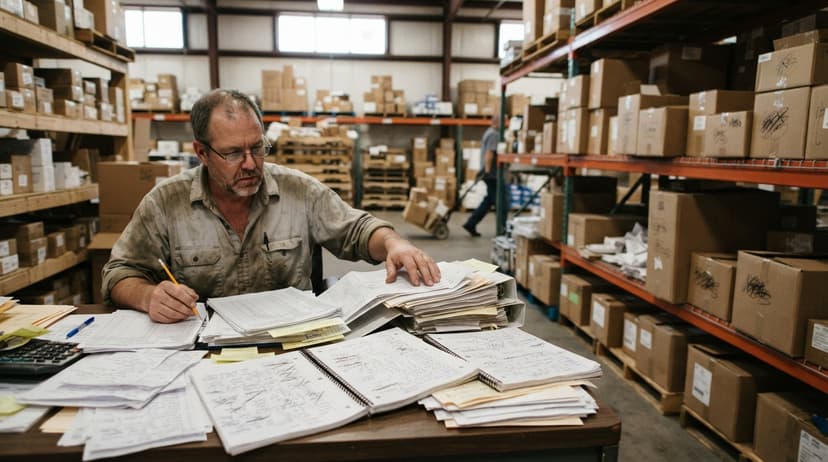The manual process qr code for inventory management replaces
