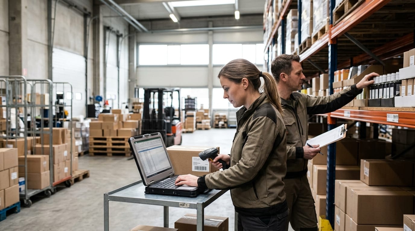 The team who would use quickbooks inventory management software, mid-task