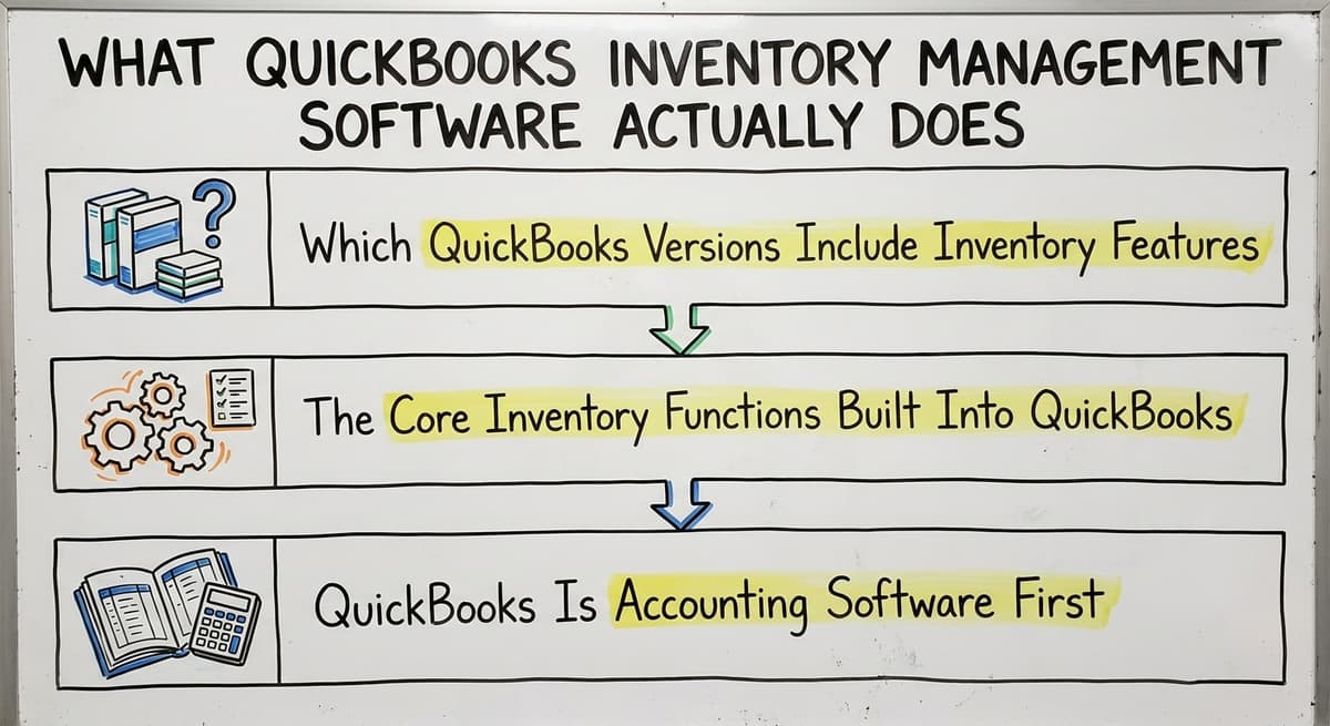 What QuickBooks Inventory Management Software Actually Does, drawn out