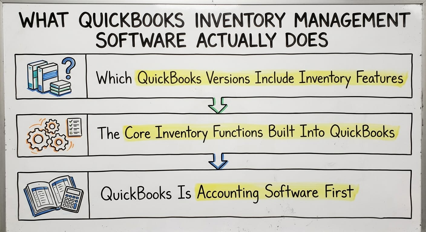 What QuickBooks Inventory Management Software Actually Does, drawn out