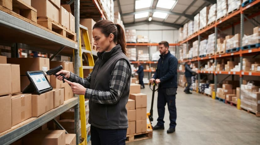 The team who would use retail inventory system, mid-task