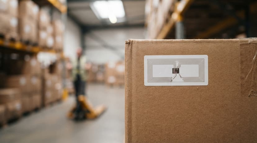 Close detail from the work rfid inventory software supports