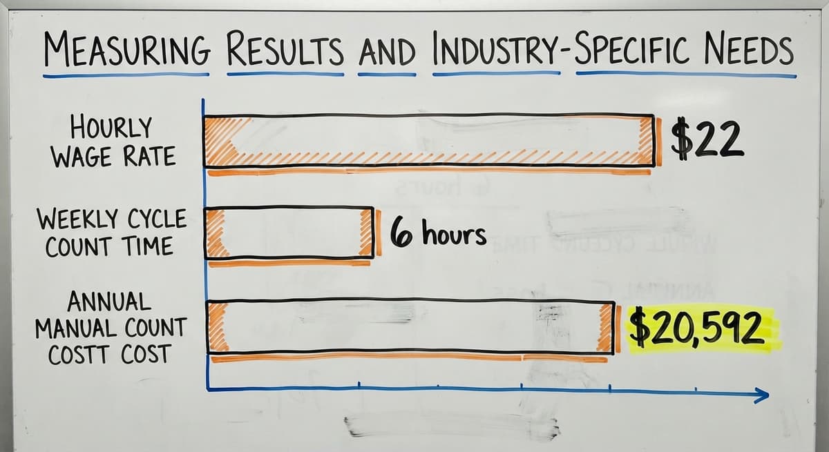 Measuring Results and Industry-Specific Needs, in figures