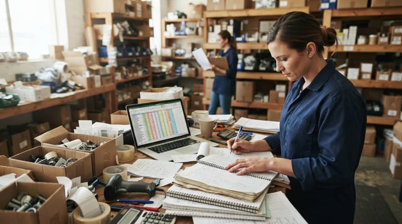 The manual process simple inventory system for small business replaces
