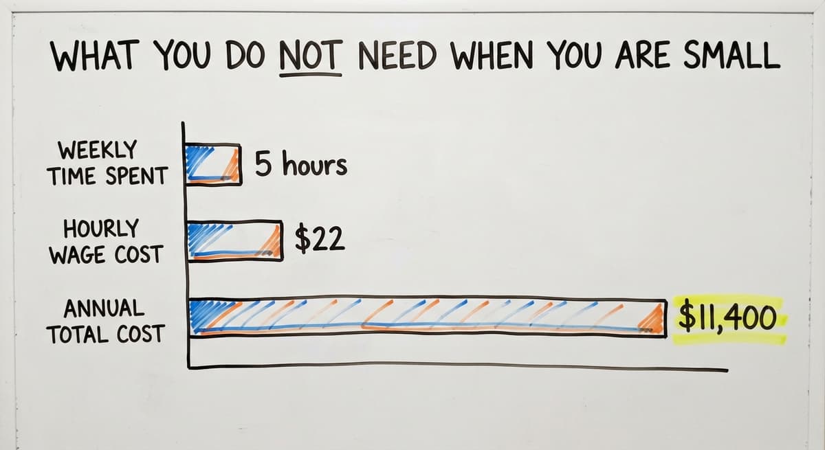 What You Do Not Need When You Are Small, in figures