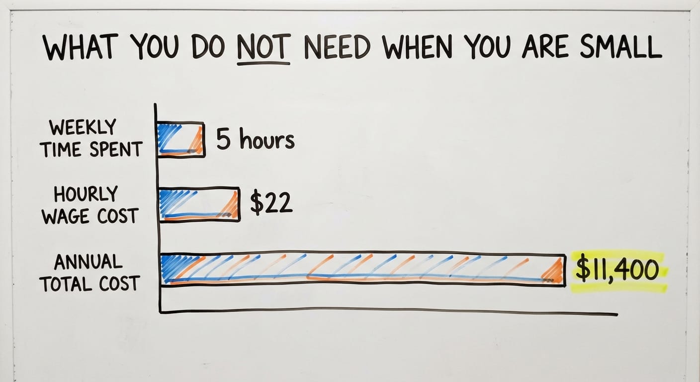 What You Do Not Need When You Are Small, in figures