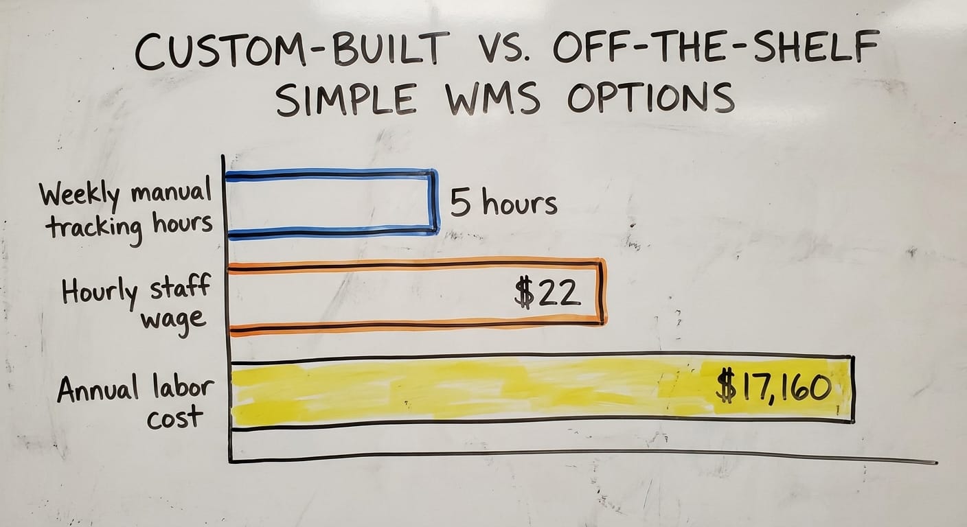 Custom-Built vs. Off-the-Shelf Simple WMS Options, in figures