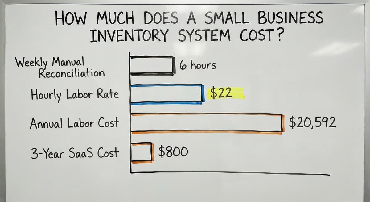How Much Does a Small Business Inventory System Cost?, in figures