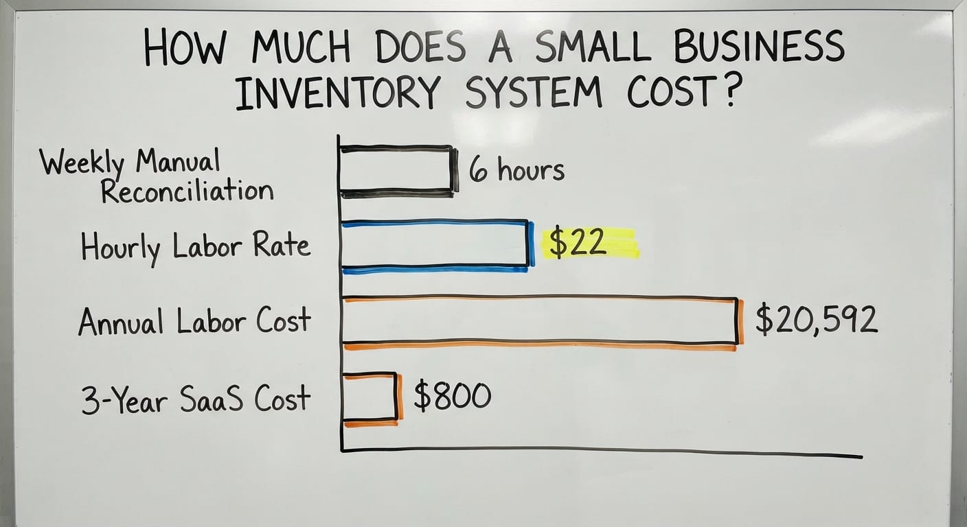How Much Does a Small Business Inventory System Cost?, in figures