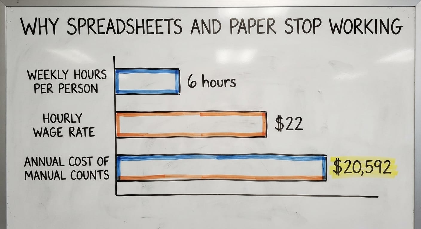 Why Spreadsheets and Paper Stop Working, in figures