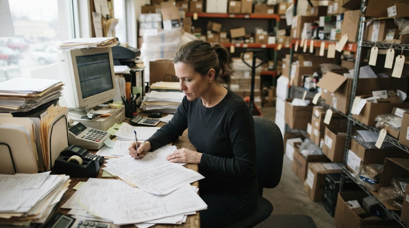 The manual process small business inventory management replaces