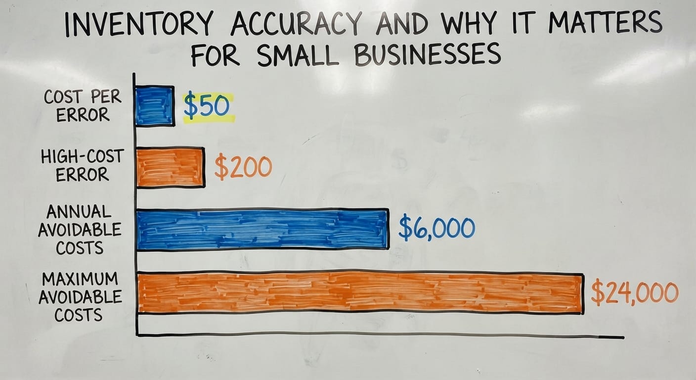Inventory Accuracy and Why It Matters for Small Businesses, in figures