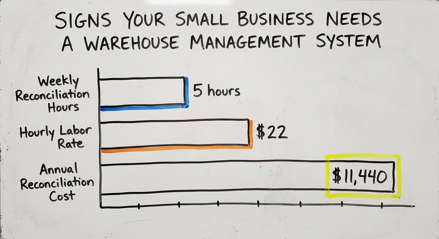 Signs Your Small Business Needs a Warehouse Management System, in figures